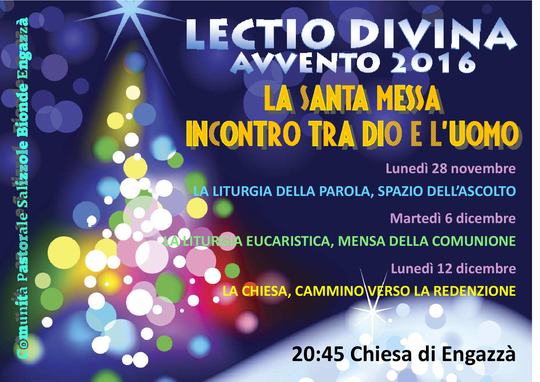 Lectio Divina Comunit Pastorale Salizzole Bionde Engazz