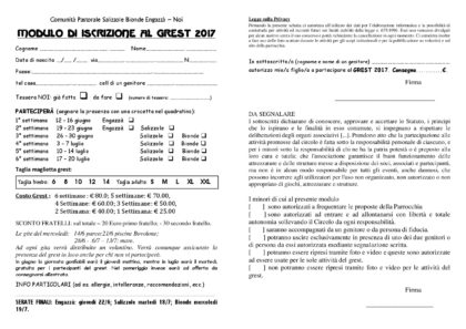 thumbnail of modulo iscrizioni grest 2017
