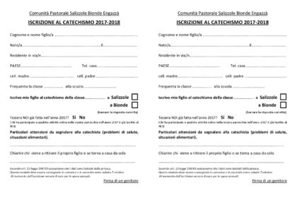 thumbnail of Modulo iscrizione catechismo