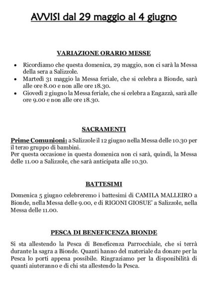 thumbnail of Avvisi 29 magio