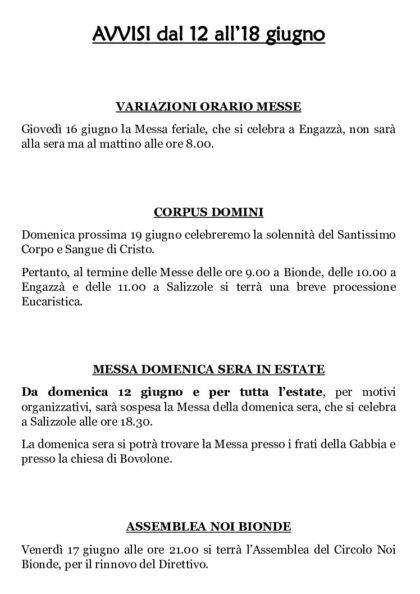 thumbnail of Avvisi 12 giugno