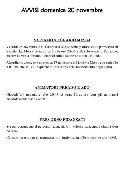 thumbnail of Avvisi 20 novembre (1)