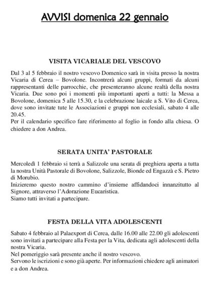thumbnail of Avvisi 22 genaio